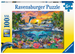 Ravensburger Kinderpuzzle – 10950 Tropisches Paradies – Unterwasserwelt-Puzzle für Kinder ab 6 Jahren, mit 100 Teilen im XXL-Format von Goeppel,  Daniel