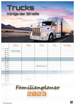 Trucks – Könige der Straße – LKW – 2023 – Kalender DIN A3 – (Familienplaner) von GP-Fever.de