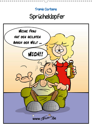 Trumix Cartoons – Sprücheklopfer (Wandkalender 2021 DIN A2 hoch) von Trumix