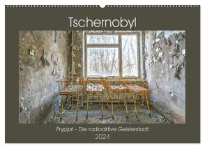 Tschernobyl – Prypjat – Die radioaktive Geisterstadt (Wandkalender 2024 DIN A2 quer), CALVENDO Monatskalender von Hackstein,  Bettina