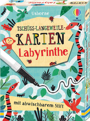 Tschüss-Langeweile-Karten: Labyrinthe von Bowman,  Lucy, Valdivia,  Paloma