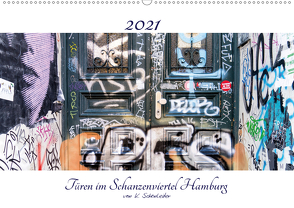 Türen im Schanzenviertel Hamburg (Wandkalender 2021 DIN A2 quer) von Schönleiter,  Kai