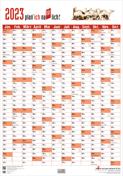 TÜRPLANER Kalender 2023 von PHOTON Verlag