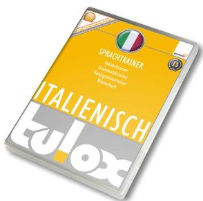 tulox Sprachtrainer Italienisch – Vokabeltrainer, Konjugations- und Grammatiktrainer inklusive e-Euro-Wörterbuch mit 20.000 fremdsprachlich vertonten Vokabeln