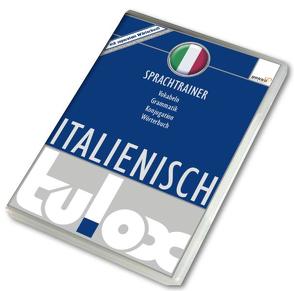 tulox Sprachtrainer Italienisch – Vokabeltrainer, Konjugations- und Grammatiktrainer inklusive großem e-Taschen-Wörterbuch mit 90.000 fremdsprachlich vertonten Vokabeln