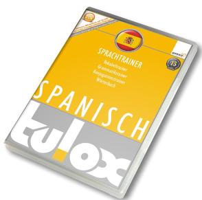 tulox Sprachtrainer Spanisch – Vokabeltrainer, Konjugations- und Grammatiktrainer inklusive e-Euro-Wörterbuch mit 20.000 fremdsprachlich vertonten Vokabeln