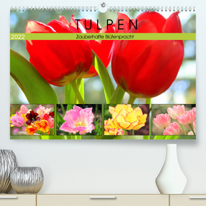 Tulpen. Zauberhafte Blütenpracht (Premium, hochwertiger DIN A2 Wandkalender 2022, Kunstdruck in Hochglanz) von Hurley,  Rose