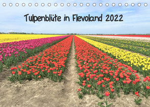 Tulpenblüte in Flevoland 2022 (Tischkalender 2022 DIN A5 quer) von Konkel,  Christine