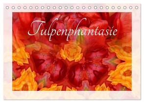 Tulpenphantasie (Tischkalender 2024 DIN A5 quer), CALVENDO Monatskalender von Grobelny,  Renate