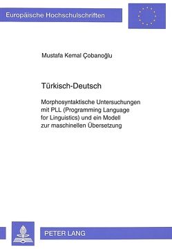 Türkisch-Deutsch von Cobanoglu,  Kemal