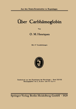 Über Carbhämoglobin von Henriques,  O. M.