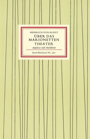 Über das Marionettentheater von Kleist,  Heinrich von, Kunz,  Josef, Schlemmer,  Oskar, Sembdner,  Helmut