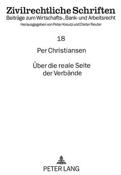 Über die reale Seite der Verbände von Christiansen,  Per