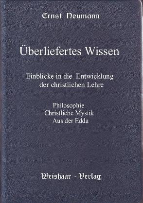 Überliefertes Wissen von Neumann,  Ernst