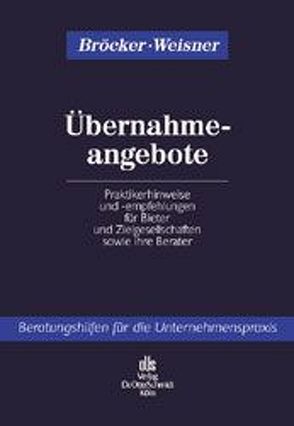 Übernahmeangebote von Bröcker,  Norbert, Weisner,  Arnd