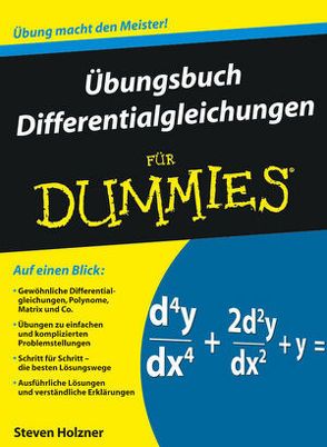 Übungsbuch Differentialgleichungen für Dummies von Holzner,  Steven, Muhr,  Judith