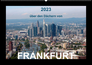 über den Dächern von FRANKFURT (Wandkalender 2023 DIN A2 quer) von & Kalenderverlag Monika Müller,  Bild-