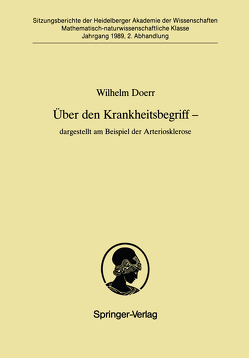 Über den Krankheitsbegriff — dargestellt am Beispiel der Arteriosklerose von Doerr,  Wilhelm