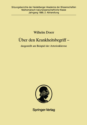 Über den Krankheitsbegriff — dargestellt am Beispiel der Arteriosklerose von Doerr,  Wilhelm