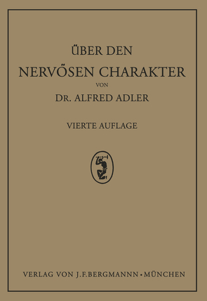 Über den Nervösen Charakter von Adler,  Alfred