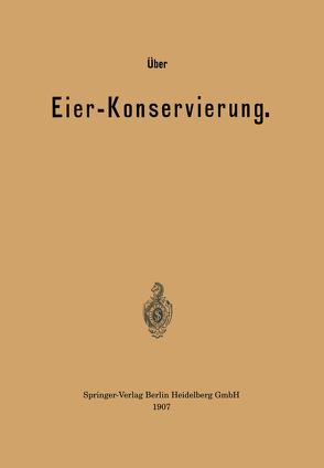 Über Eier-Konservierung von Prall,  Fr.