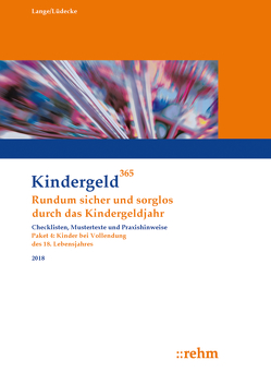 Überprüfung volljährig werdende Kinder 2018 von Lange,  Klaus, Lüdecke,  Reinhard