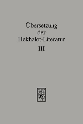 Übersetzung der Hekhalot-Literatur von Schaefer,  Peter