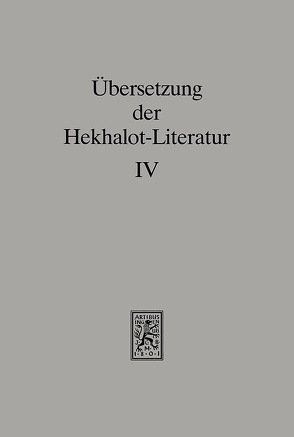 Übersetzung der Hekhalot-Literatur von Schaefer,  Peter