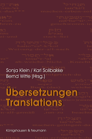 Übersetzungen – Translations von Klein,  Sonja, Solibakke,  Karl, Witte,  Bernd