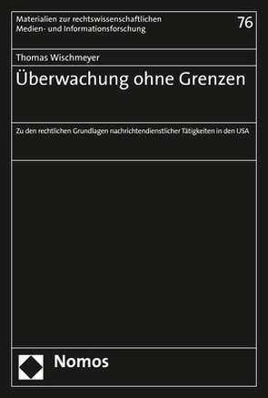 Überwachung ohne Grenzen von Wischmeyer,  Thomas