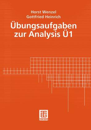 Übungsaufgaben zur Analysis Ü 1 von Heinrich,  Gottfried, Wenzel,  Horst