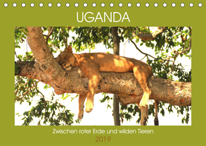 Uganda Zwischen roter Erde und wilden Tieren (Tischkalender 2019 DIN A5 quer) von Sandra Eyckelpasch,  eickys