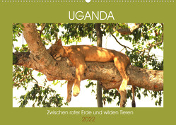 Uganda Zwischen roter Erde und wilden Tieren (Wandkalender 2022 DIN A2 quer) von Sandra Eyckelpasch,  eickys