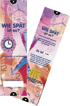 Uhrzeiten-Schablonen, 10er VPE