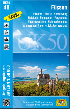 UK50-48 Füssen (Umgebungskarte 1:50000)