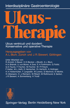 Ulcus-Therapie von Blum,  A.L., Siewert,  J.R.