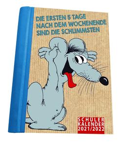 Uli Stein – Schülerkalender 2021/2022 mit 12 Postkarten und 2 Stickerbögen von Stein,  Uli