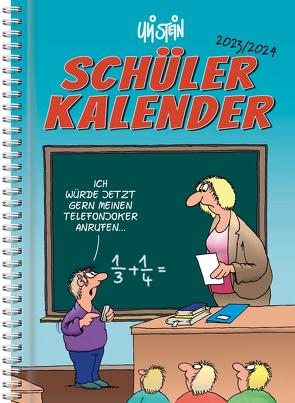 Uli Stein Schülerkalender 2023/2024: Schülerplaner mit Spiralbindung von Stein,  Uli