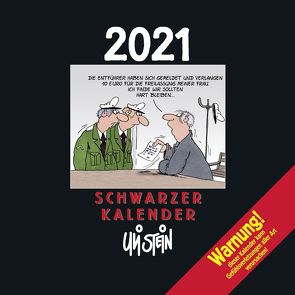 Uli Stein – Schwarzer Kalender 2021: Monatskalender für die Wand von Stein,  Uli