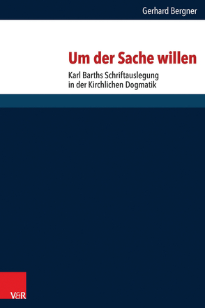 Um der Sache willen von Bergner,  Gerhard