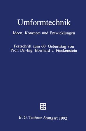 Umformtechnik von Kleiner,  Matthias, Schilling,  Robert