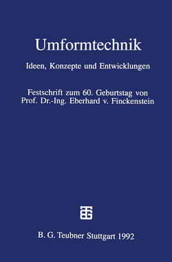 Umformtechnik von Kleiner,  Matthias, Schilling,  Robert