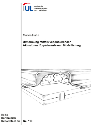 Umformung mittels vaporisierender Aktuatoren: Experimente und Modellierung von Hahn,  Marlon