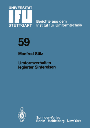 Umformverhalten legierter Sintereisen von Stilz,  M.