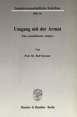 Umgang mit der Armut. von Kramer,  Rolf