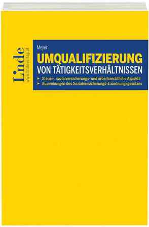 Umqualifizierung von Tätigkeitsverhältnissen von Meyer,  Alice