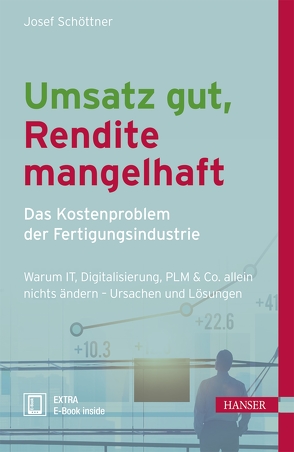 Umsatz gut, Rendite mangelhaft – das Kostenproblem der Fertigungsindustrie von Schöttner,  Josef