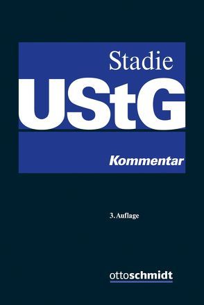 Umsatzsteuergesetz von Stadie,  Holger