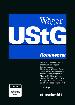 Umsatzsteuergesetz (UStG) von Alvermann,  Jörg, Behrens,  Stefan, Bender,  Tobias, Burgmaier,  Bernd, Erdbrügger,  Andreas, Fleckenstein-Weiland,  Barbara, Forster,  Eduard, Gomes,  Cristian Estevez, Grebe,  Christian, Heber,  Caroline, Heinrichshofen,  Stefan, Jacobs,  Helge, Körner,  Jan, Liegmann,  Bastian, Martini,  Ruben, Moeller,  Thomas, Moldan,  Alexander, Mrosek,  Bettina, Neeser,  Alexander, Pflaum,  Ulrich, Ruske,  Alexander, Schlegel,  Gerwin, Schüller,  Anja, Schulze,  Michael, Sternberg,  Christian, Vobbe,  Rainald, Wäger, Wäger,  Christoph, Wüst,  Christian