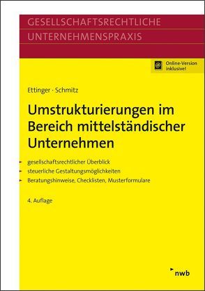 Umstrukturierungen im Bereich mittelständischer Unternehmen von Ettinger,  Jochen, Schmitz,  Markus